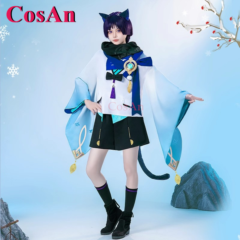 Winter Clothing Game - Kostiumy Cosplay CosAn Genshin Impact Wanderer/Scaramouche,