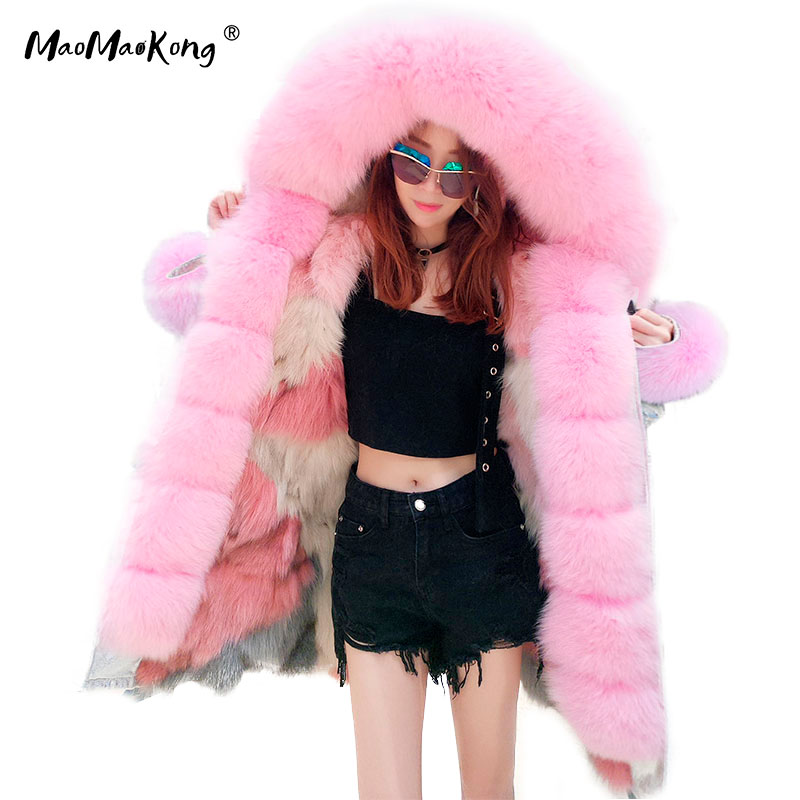 Winter Clothing Brands - Długa kurtka zimowa marki MAOMAOKONG damska
