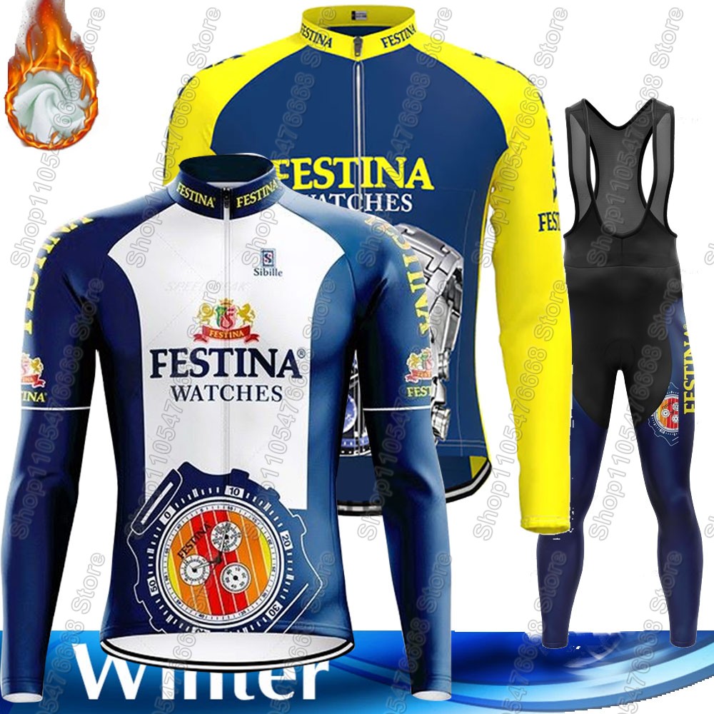 Winter Clothing In Spanish - Hiszpański Zestaw Kolarski Koszulka i Spodnie