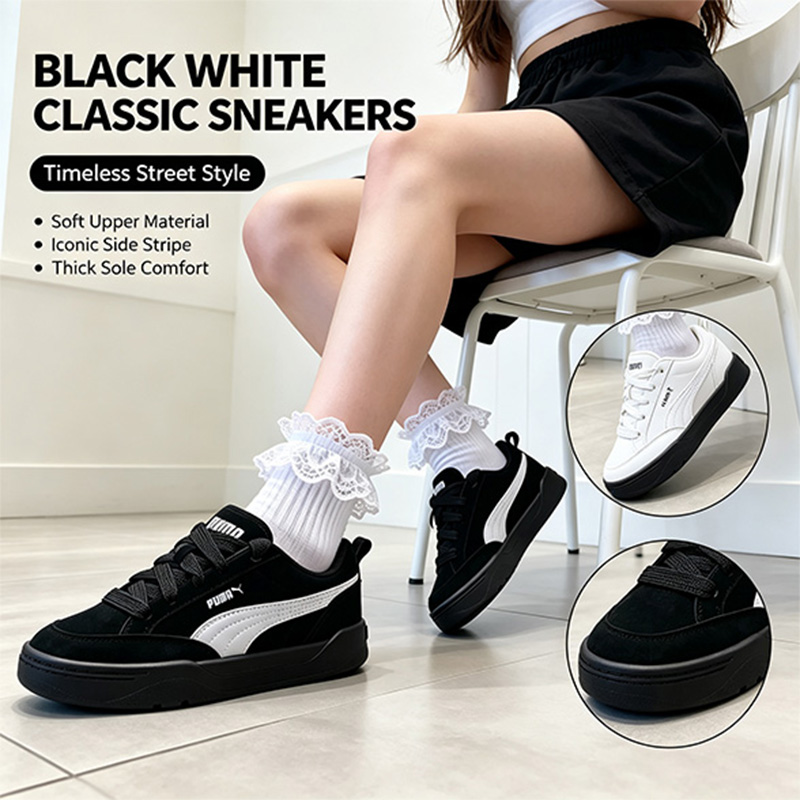 Puma Shoes Rs-X - Męskie buty Puma 401606-15, czarno-białe, zamszowe,