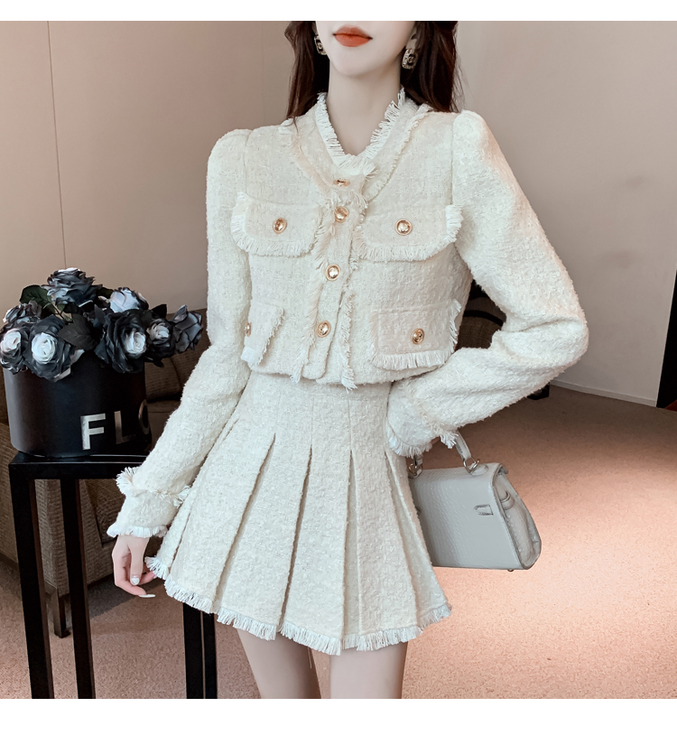 Damska elegancka kurtka z fręd – Clothing Style Winter recenzja i cena