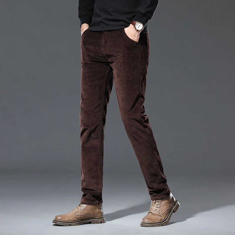 Zimowe nowe męskie sztruksowe  – Winter Clothing Brands recenzja i cena